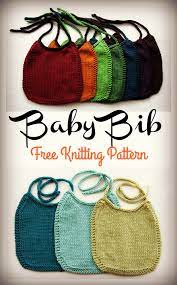 Thanks below designers for sharing these patterns. Baby Bib Free Knitting Pattern