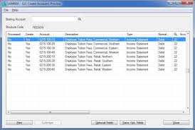 Create Gl Accounts Feature In Sage 300 Erp Sage 300 Erp