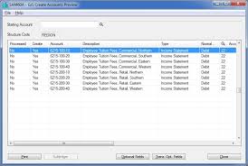 Create Gl Accounts Feature In Sage 300 Erp Sage 300 Erp