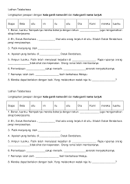 Latihan 2 (kata ganti nama tunjuk). Latihan Tatabahasa Tahun4 Kssr Buku Teks Ms 23