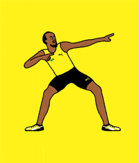 Cbs sports has the latest olympic news, live scores, player stats, standings, fantasy games, and projections. Usain Bolt Gifs Get The Best Gif On Giphy