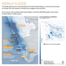 As a security measure in the prevailing situation of heavy rains, the india meteorological department had issued red alert in the 9 districts in northern and central kerala. Huge Disaster Deadly Kerala Floods Displace Over 800 000 Climate News Al Jazeera