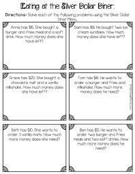 Worksheets pdf.com is a page where you can download files and educational resources to print pdf or doc, you will find math, communication. Money Math Practice Worksheets Diner Theme