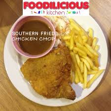 Polperro steak house @ seksyen 13. Our Southern Fried Chicken Chop Boneless Quarterchicken Fresh Juicy Superb Rm11 90 Only Jom Makan Sini Tap Western Food Southern Fried Chicken Food Ads