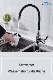 Schwarzer Wasserhahn Fur Die Kuche Wasserhahn Hahnchen Mischbatterien