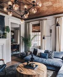 Traditional Livingroom Idea Boho Living Room Decor Blue Living Room Boho Living Room