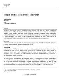 Legal Abstract Template Report Template Abstract Template Report Template Word Template