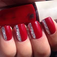 Red Black And Silver Glitter Nails Red And Glitter Nail 55 Hottest Red Nail Art Ideas 3 Red Nail Art Red Nail Art Designs Hot Nails