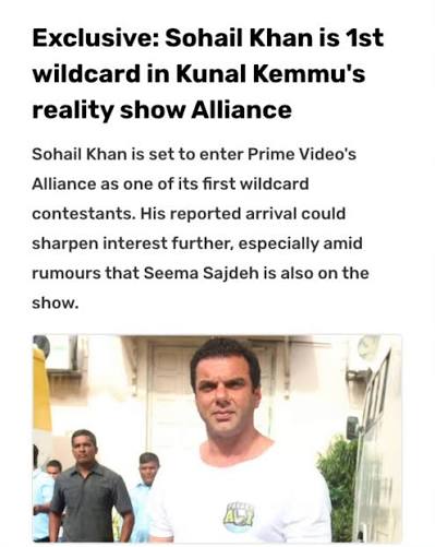Wild card alert! 🚨🔥 Sohail is ready to shake things up as the first wild  card contestant on Prime Video Alliance! Are you excited? 😳✨