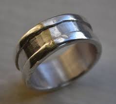 Mens Ring Fine Silver And Sterling Silver Ring Etsy Rings For Men Silver Rings Handmade Sterling Silver Rings Etsy