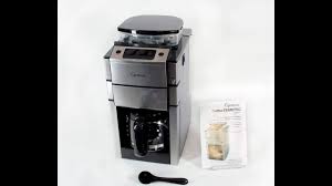 Stainless steel heating element can brew 10 cups in less than 8 minutes. Capresso Coffee Team Pro Glass Youtube