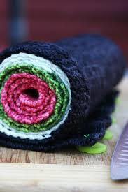 Crochet quilt crochet tote crochet handbags. Sushi Scarf Frabjous Fibers Wonderland Yarns