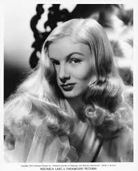 Celebrating Veronica Lake's heavenly birthday, born 102 years ago today