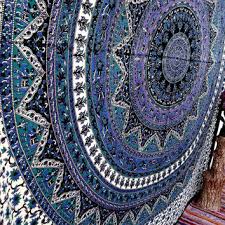 Its blue, purple, and teal hues make a mesmerizing design. Purple Star Mandala Wall Hanging Wall From Whiteskydorm Things