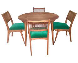 Drexel Profile 3 Leaves Dining Set John Van Koert Modern Kitchen Tables Midcentury Modern Dining Chairs Dining Room Chairs Modern