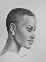 Lupita Nyong O An Honorable Mention Portrait Portrait Drawing Pencil Portrait