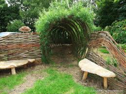 Living Structures Vol 59 Willow Installation By Willow Culture Northumberland Via The Avantgardens Fb Group Willow Garden Living Willow Halloween Garden