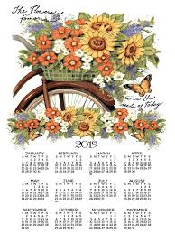 2021 Linen Calendar Towel Hanging Calendar Calendar Unique Collectibles
