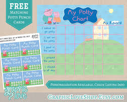 Digital Peppa Pig Potty Training Chart Free Punch Cards