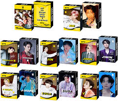 Kpop photo card size de calidad con envío gratis a todo el mundo en aliexpress. Amazon Com 8 Pack 240 Pcs Bts Merchandise Lomo Card Kpop Photocards Butter Greeting Card With Postcards Box Office Products