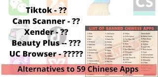 Top Alternatives To 59 Banned Chinese Apps In India List India Darpan