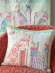 This pattern works wonderfully in all different colors and. 60 Cat Quilts Ideas Cat Quilt Quilts Cat Quilt Patterns