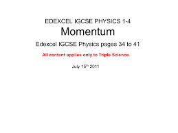 Igcse 14 Momentum Presentation