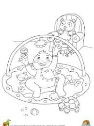 coloriage bebe sur hugolescargot com de remorque