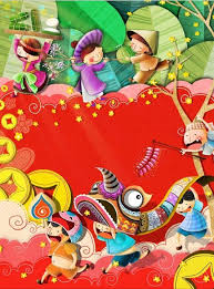 The Tet Holiday By Khanh Tran Via Behance Thiệp Li Xi Illustration