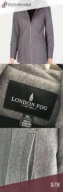 Nwot London Fog Gray Walker Coat Stylish And Sophisticated