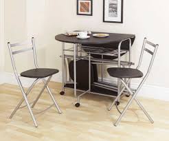 drop leaf table and folding chairs
