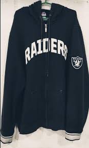 Raiders Arch Nfl Hoodie Jacket By Majestic Men S Fashion Coats Jackets And Outerwear On Carousell