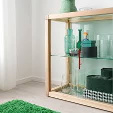 Markerad Glass Door Cabinet Pine Ikea Glass Cabinet Doors Ikea Glass Cabinet Glass Door