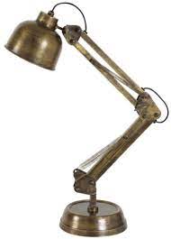 Table lamp set of 2 for bedroom or living room, 27.5 in. Casa Padrino Industrial Design Table Lamp Antique Bronze 17 X 17 X H 60 Cm Elegant Height Adjustable Metal Desk Lamp In Industrial Style Industrial Lights