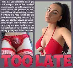 TOO LATE [chastity] [cuckold] [sissy] : r/keyholdercaptions