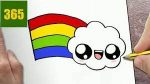 See more ideas about drawings, easy drawings, cute drawings. How To Draw A Rainbow Cute Easy Step By Step Drawing Lessons For Kids Cute Drawings Cute Easy Drawings Drawing Lessons For Kids