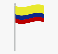 Each color in colombia flag has a horizontal stripe across the flag. Flag Of Colombia Flag Colombia World Colombian Flag On Pole Png Transparent Png Kindpng