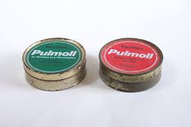 Boites De Pastilles Pulmoll En Fer Une Rouge Et Une Verte Vintage Made In France