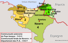 Lorsque vous traversez le pays basque espagnol, nous vous conseillons de garder à portée de main une carte de la région. Pays Basque Provinces Carte