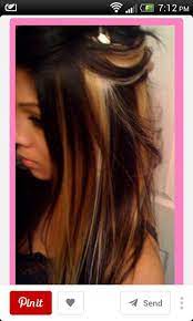 Pin By Kimberly Meeks On Hairstyles Hair Makeup Red Highlights In Brown Hair Hair Styles