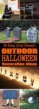 Maybe you would like to learn more about one of these? 20 Easy And Cheap Diy Outdoor Halloween Decoration Ideas Halloween Diy Outdoor Halloween Decorations Diy Outdoor Outdoor Halloween