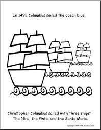 Christopher columbus ships coloring pages are a fun way for kids of all ages to develop creativity, focus, motor skills and color recognition. Coloring Page Columbus Abcteach