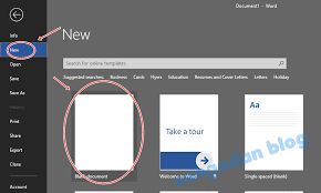 Cara Membuka Dan Membuat Dokumen Baru Word 2019