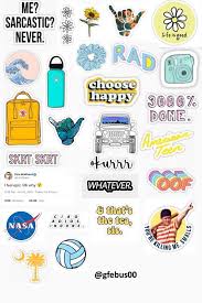 Aesthetic Baddie Printable Cute Stickers Black And White 