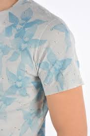 Floral aari embroidery graphic geometric abstract print sequence herringbone plaid. Balmain Floral T Shirt Men Glamood Outlet