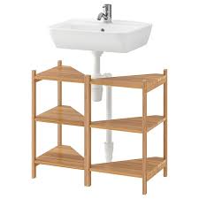 Meubles et objets à shopper pour la salle de bains. Ragrund Tyngen Etagere Sous Lavabo D Angle Bambou Mitigeur Lavabo Pilkan Site Web Officiel Ikea