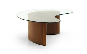 A unique material mix refreshes the classic nesting table. Vladimir Kagan Apostrophe Comma Coffee Table Walnut And Glass At 1stdibs