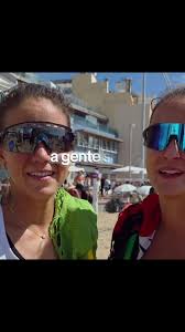 Sophia Egbueje and Ama Reginald Beach Picture