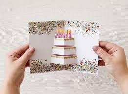 It takes no time at all to dress up a plain paper card with some serious sparkle. Diy Glitter Pop Up Birthday Card Of Your Dreams Homemade Birthday Cards Handmade Birthday Cards Birthday Cards For Mom