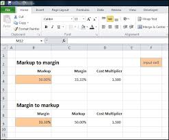 margin markup calculator and converter double entry